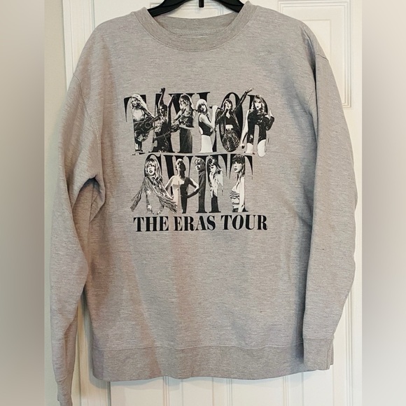 Taylor Swift Tops - TAYLOR SWIFT 2023 ERAs Tour XL Sweatshirt. Looks new.Mostly Cotton.Date & Cities